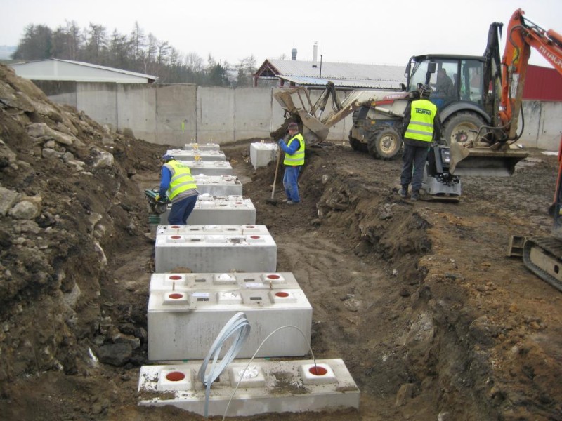 Přístřešek na posypový materiál, KSÚS Vysočina, Jihlava